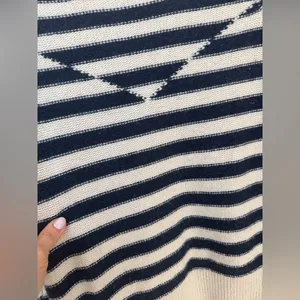 Vintage y2k American Eagle AE sweater navy striped wool v crew knit preppy 2010 thumbnail 7