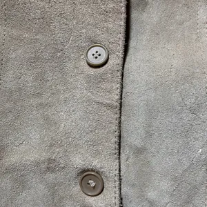 California vintage VTG 70s Women's Suede Leather Belt Knit Cardigan Sweater Jacket Beige Size Small thumbnail 6