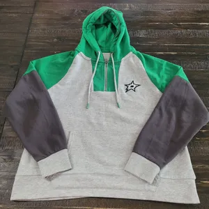Dallas Stars Antigua Women’s Jackpot 1/4 Zip Hoodie Size Large NHL thumbnail 1