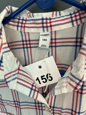 156 Women's Plaid Button Up Long Sleeve Shirt thumbnail 4