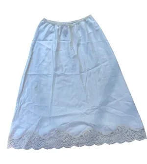Vintage Lady Lynne Half Slip W/Lace Hem Nylon Blend Made In USA Size Small 21q thumbnail 1