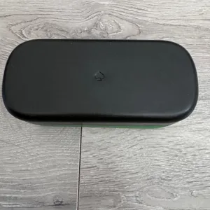 Kate Spade New York Green Black Hard Shell Glasses Case‎ Hello Sunshine Logo thumbnail 4