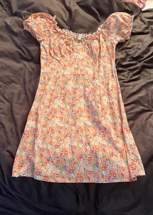 Showpo Meadows Dress In Pink Floral Mini thumbnail 3