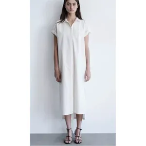 NWT $228 STATESIDE Anthropologie Cotton Short Sleeve Shirtdress USA‎ Size XS thumbnail 3