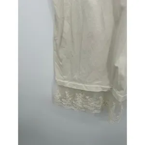 Y2K Festival Ivory Lace Trim Camisole Tank Top Layer Fairy Grunge Coquette M/L‎ thumbnail 4