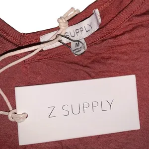 Z Supply Tank Top‎ Womens Medium Red Strappy V-Neck Cami Boho Minimalist thumbnail 2