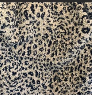 Leopard Print Teddy Jacket Brown And Black XS thumbnail 9