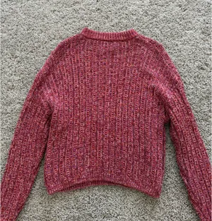 Red and Pink Knit Sweater thumbnail 4
