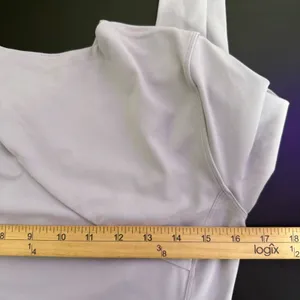 lululemon Aligned Angles Long Sleeve Crop Top Womens 6 8 Cut Out Workout thumbnail 6
