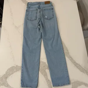 Madewell The Perfect Vintage Straight Denim Jeans Women’s 25 Danny Wash Knee Rip thumbnail 10