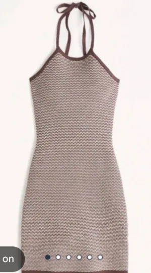 Abercrombie & fitch halter crochet mini dress size small nwt thumbnail 1