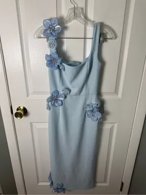 Elliatt Chantelle Dress in Blue XS thumbnail 2