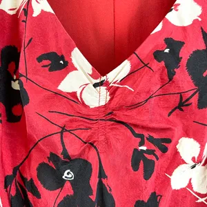 Ann Taylor Womens Silk Dress Size 2 Dark Floral‎ Cottage Feminine Whimsy Elegant thumbnail 3