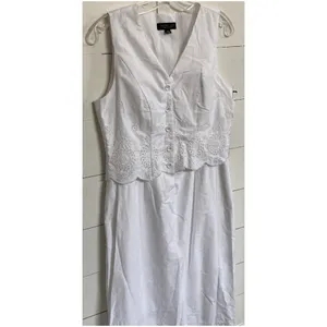 Rachel‎ Zoe White Crochet Lace Midi Dress Sleeveless NWT Small Boho Cottagecore thumbnail 5