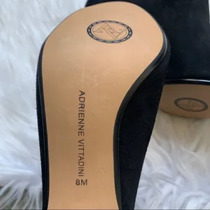 Adrienne Vittadini AV-Gail Stiletto Ankle Boots Black Heeled Booties Size 8 thumbnail 7