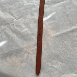 LEATHER BELT Sz: L/34” Tan thumbnail 3