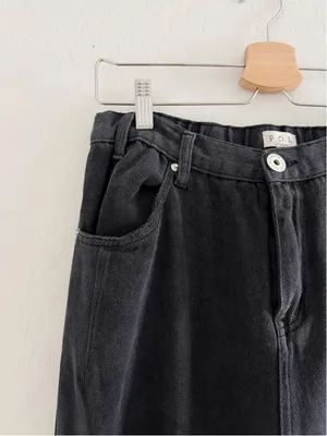 POL Distressed Boho Jogger Pant in Black Size L thumbnail 6