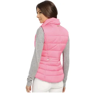 LILLY PULITZER Isabella Puffer Down Vest in Coral Size Small thumbnail 8