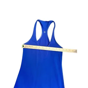 Lululemon sz 2 Racerback Blue Tank Top Womens Activewear fair condition thumbnail 3