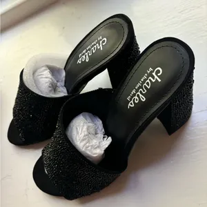 NEW Charles David Reveal Mules / Heeled Sandals Size 7 thumbnail 4