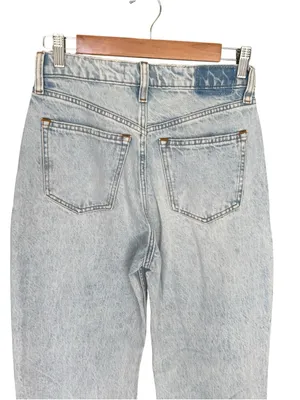 Abercrombie - NWT The Loose High Rise Jean Light Acid Wash Sz 25 thumbnail 6