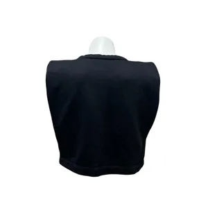 Zara Women's Black Sleeveless Cropped Tank Top Size S thumbnail 5