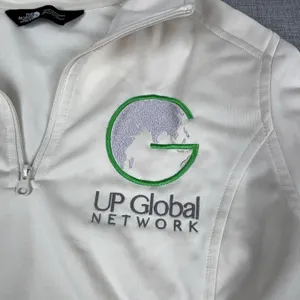 The North Face Pullover Womens Small White 1/4 Zip Mock Neck UP Global Network thumbnail 7