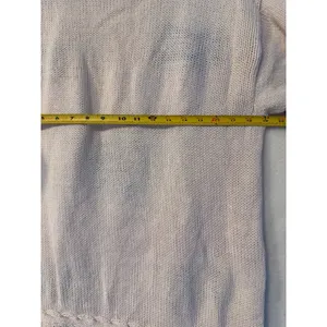Vintage‎ American Eagle Hand Knit Floral Cable Knit Sweater Cream Medium thumbnail 6