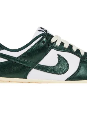Nike Dunk Low Vintage Green White Pro Green Coconut Milk Sneakers Size 5 W thumbnail 3