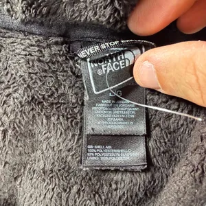 The North Face Osito Hybrid Full Zip Fleece Hoodie Black Large Jacket thumbnail 3
