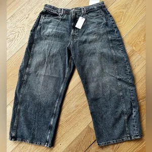 NEW Good American Extreme Barrel Jeans ~ SOLD OUT ~ Indigo ~ Size 14 / 32 thumbnail 6