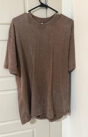 Acid wash Tshirt Brown Size L thumbnail 1