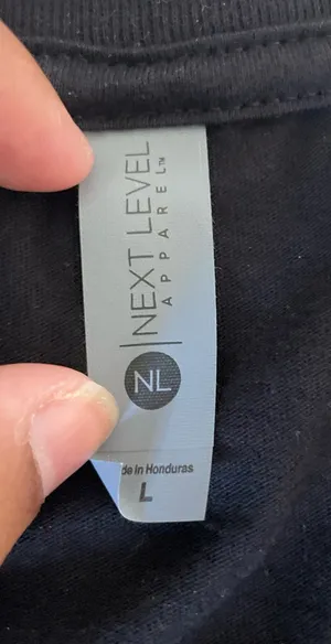 Next Level Black Tee Apparel thumbnail 2