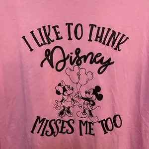 Bella Canvas I Like to Think Disney Misses Me Too Tee thumbnail 3