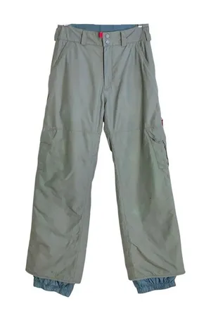 Burton VTG Y2K Womens High Rise Insulated Snowboard Ski Cargo Pants Olive Size S thumbnail 1