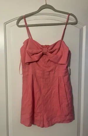Altar'd State Pink Romper thumbnail 1
