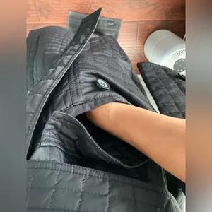 Elegant quilted trench coat 🌹🌹 thumbnail 11
