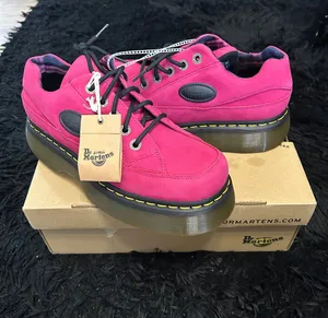 DR MARTENS Buzz EI pink leather platform lace up oxford’s shoes women’s 7 new thumbnail 7