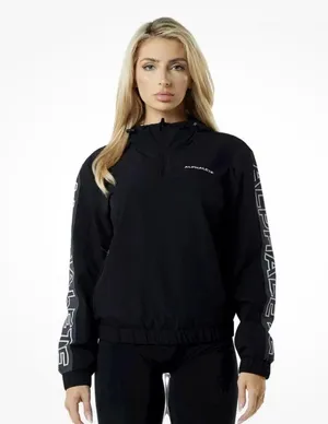 Alphalete Women’s EXP Tech Windbreaker- Black Matter, Size XL thumbnail 1