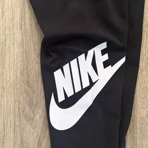 Nike Women's Black Leggings with White Logo Size 2X Casual Stretch Athletic thumbnail 5