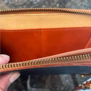 Dooney & Bourke vintage black belt pebbled leather convertible crossbody bag thumbnail 13