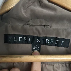 FLEET STREET Vintage Coat Tan and Brown. thumbnail 3