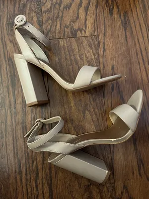 Mix No. 6 Nude Block Heel Ankle-Strap Sandals thumbnail 4