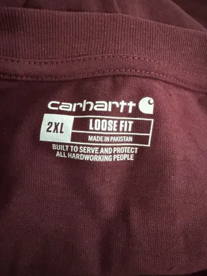 Carhartt Loose-fit Men’s Burgundy T Shirt thumbnail 4
