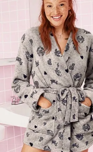 Pink Rose Victoria Secret Pink Robe thumbnail 1