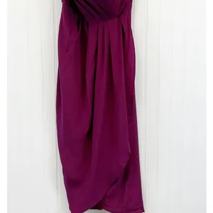 Yumi Kim Glamour Night Womens S Midi Dress Burgundy 100% Silk‎ Cocktail Party thumbnail 6