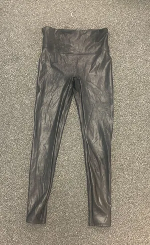 Spanx faux leather leggings thumbnail 1