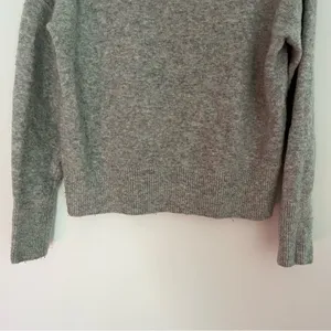 MAGASCHONI Grey Wool Blend MockNeck Sweater Size Small thumbnail 8