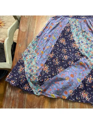 Maeve Anthropologie Patchwork Floral Sundress XS thumbnail 3