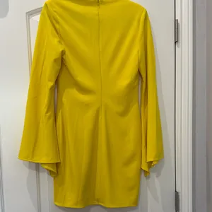 Strut & Bolt Yellow V-Neck Mini Dress thumbnail 4